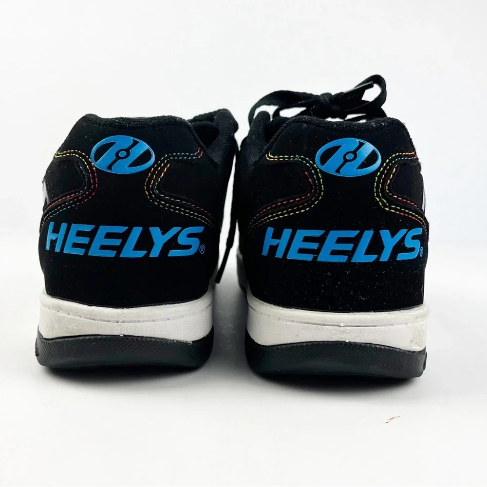 Heelys Black Iridescent Rainbow Sneakers Size 3 NO Wheels